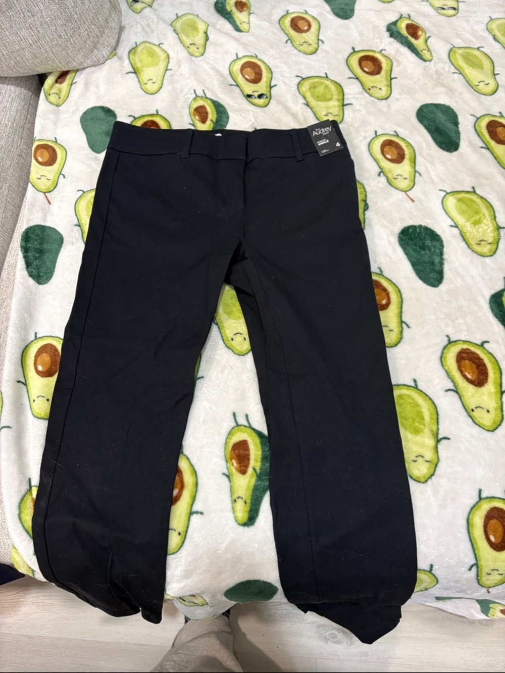 New York & Company Black Ankle Crop Dress Pants